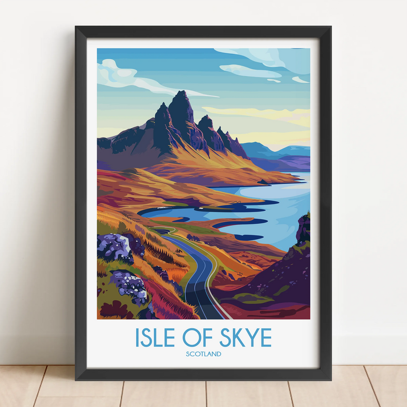 Isle Of Skye Scenic Landscape Art