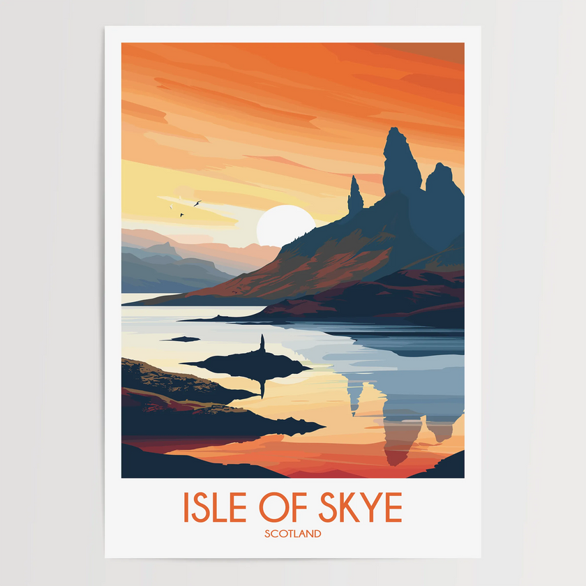 Isle Of Skye Souvenir Poster Print