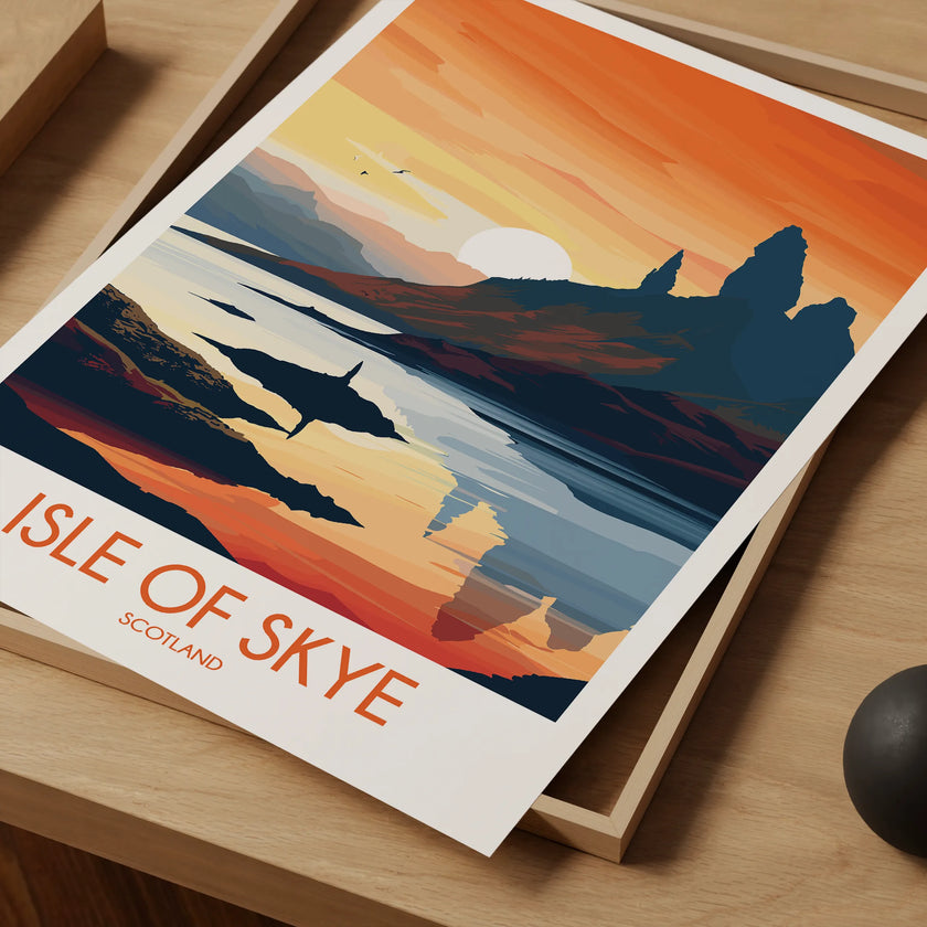 Isle Of Skye Vintage Style Print