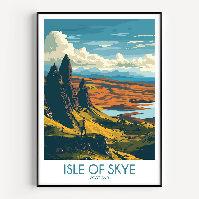Isle Of Skye Vintage Style Print