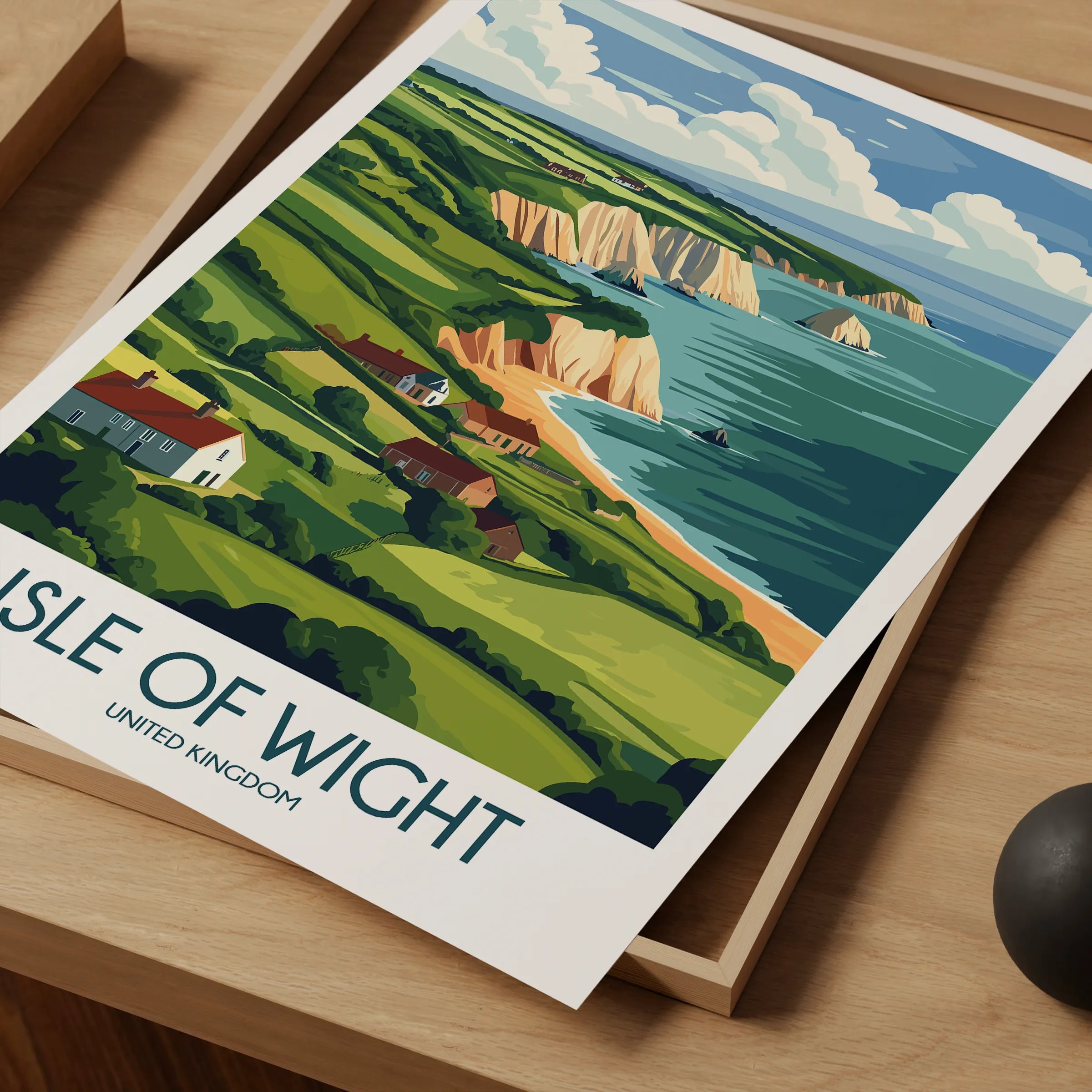 Isle Of Wight Destination Art Gift
