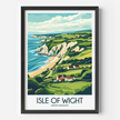 Isle Of Wight Destination Art Gift