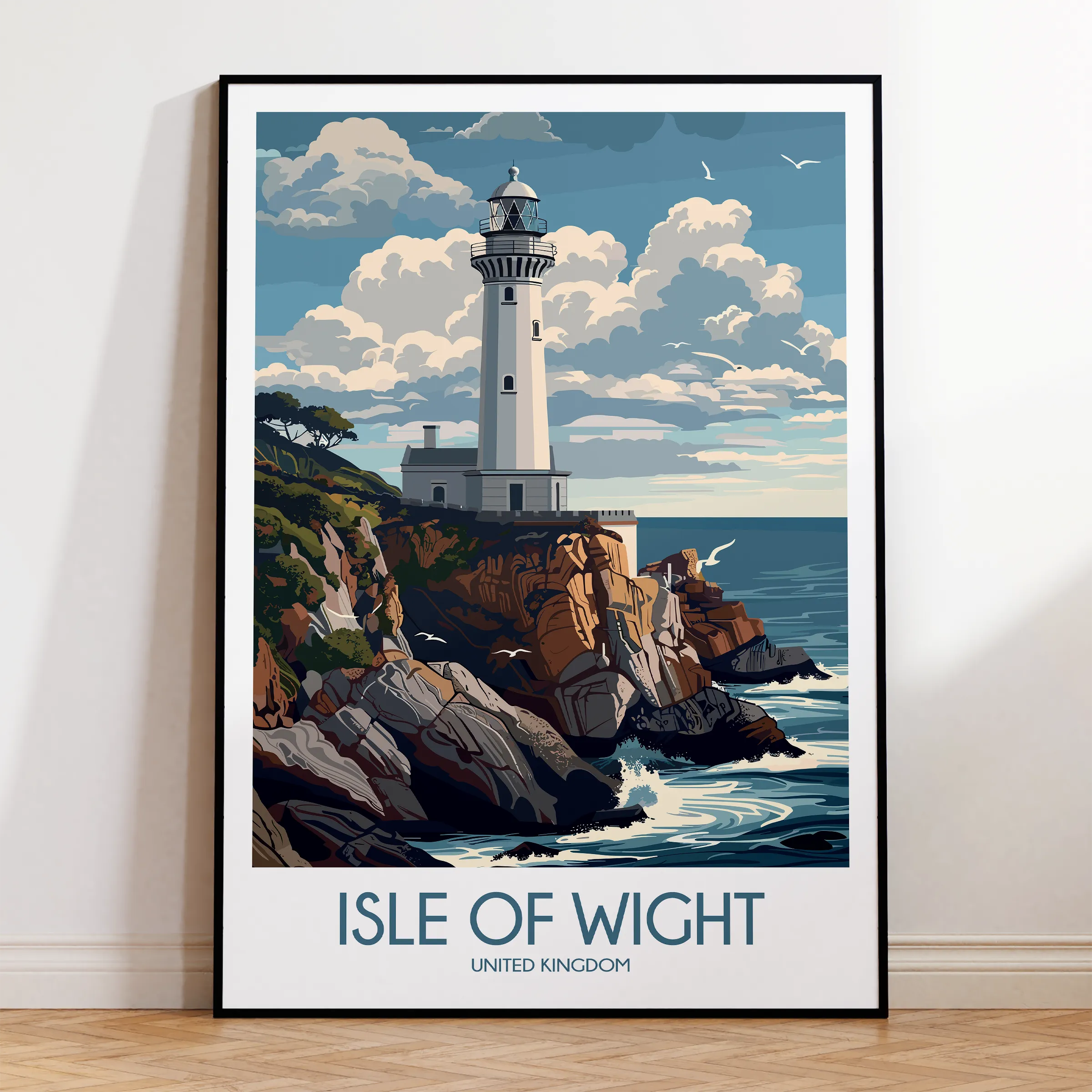 Isle Of Wight Destination Art Gift