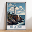 Isle Of Wight Destination Art Gift