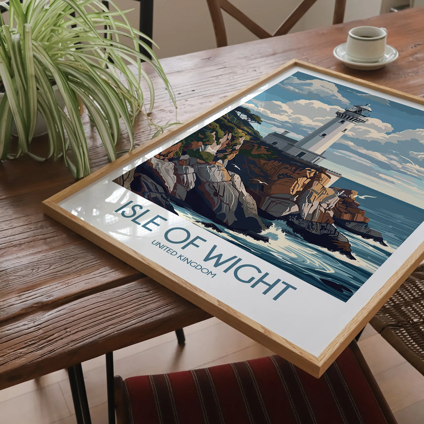 Isle Of Wight Minimalist Wall Art
