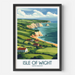 Isle Of Wight Modern Travel Poster