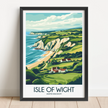 Isle Of Wight Souvenir Poster Print