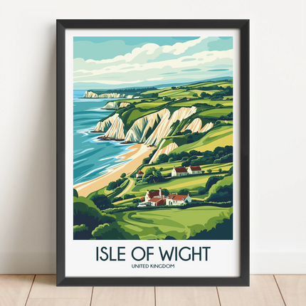 Isle Of Wight Souvenir Poster Print
