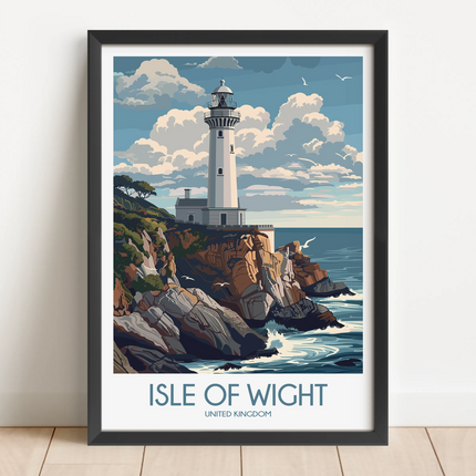 Isle Of Wight Vintage Style Print