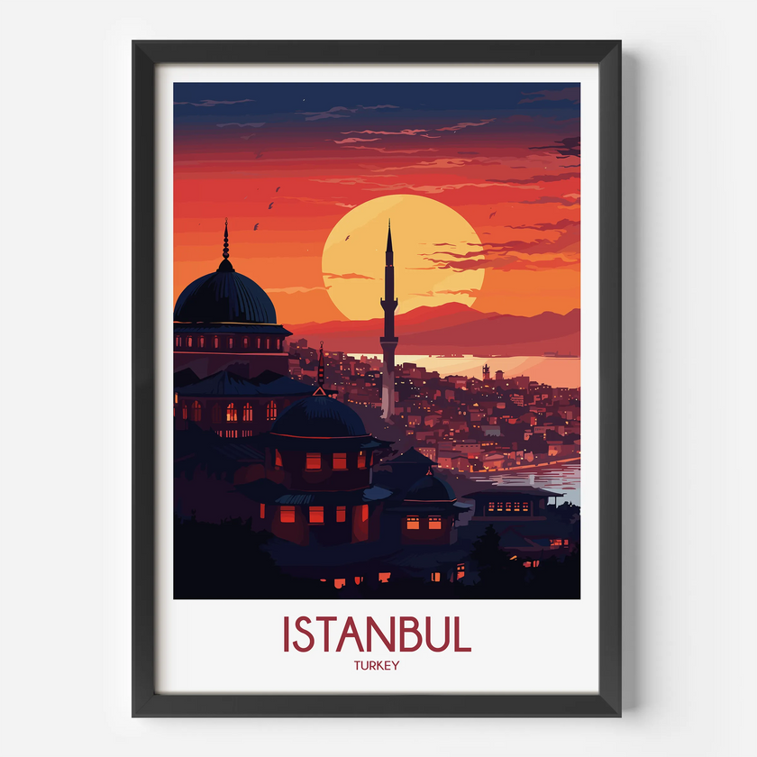 Istanbul Destination Art Gift