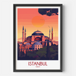 Istanbul Modern Travel Poster