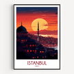 Istanbul Modern Travel Poster