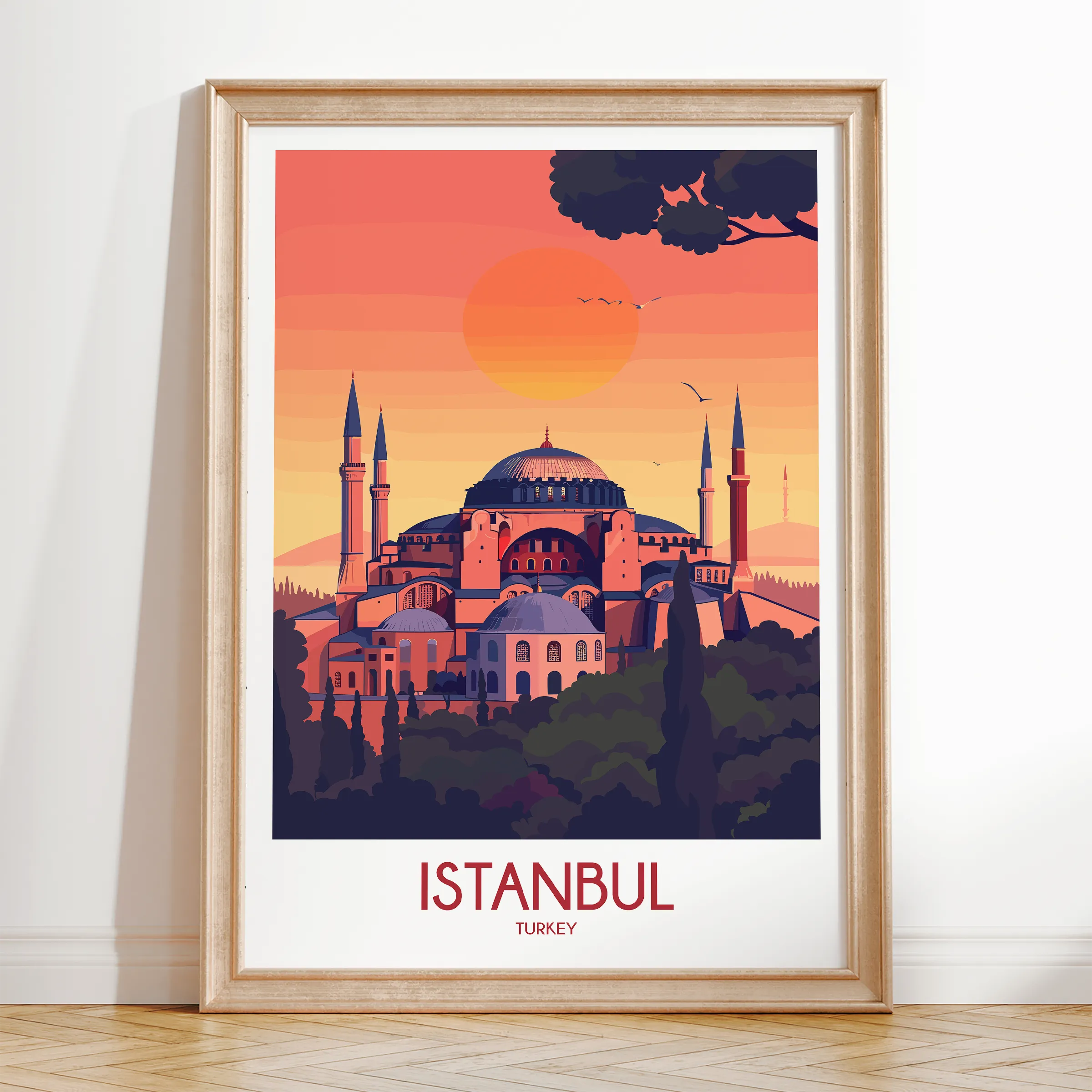 Istanbul Scenic Landscape Art