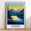 Jackson Modern Travel Poster