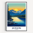 Jackson Vintage Style Print