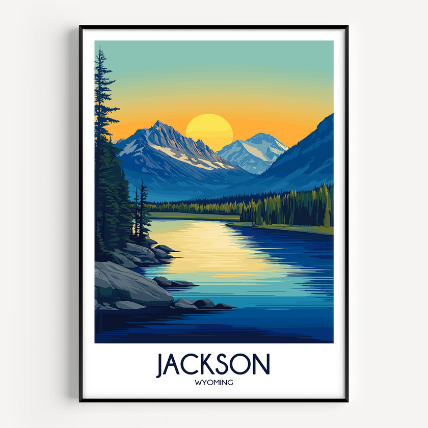Jackson Vintage Style Print