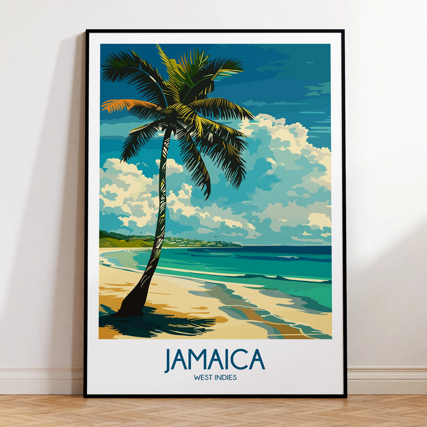 Jamaica Minimalist Wall Art