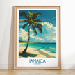 Jamaica Retro Travel Illustration