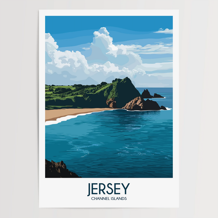 Jersey Destination Art Gift