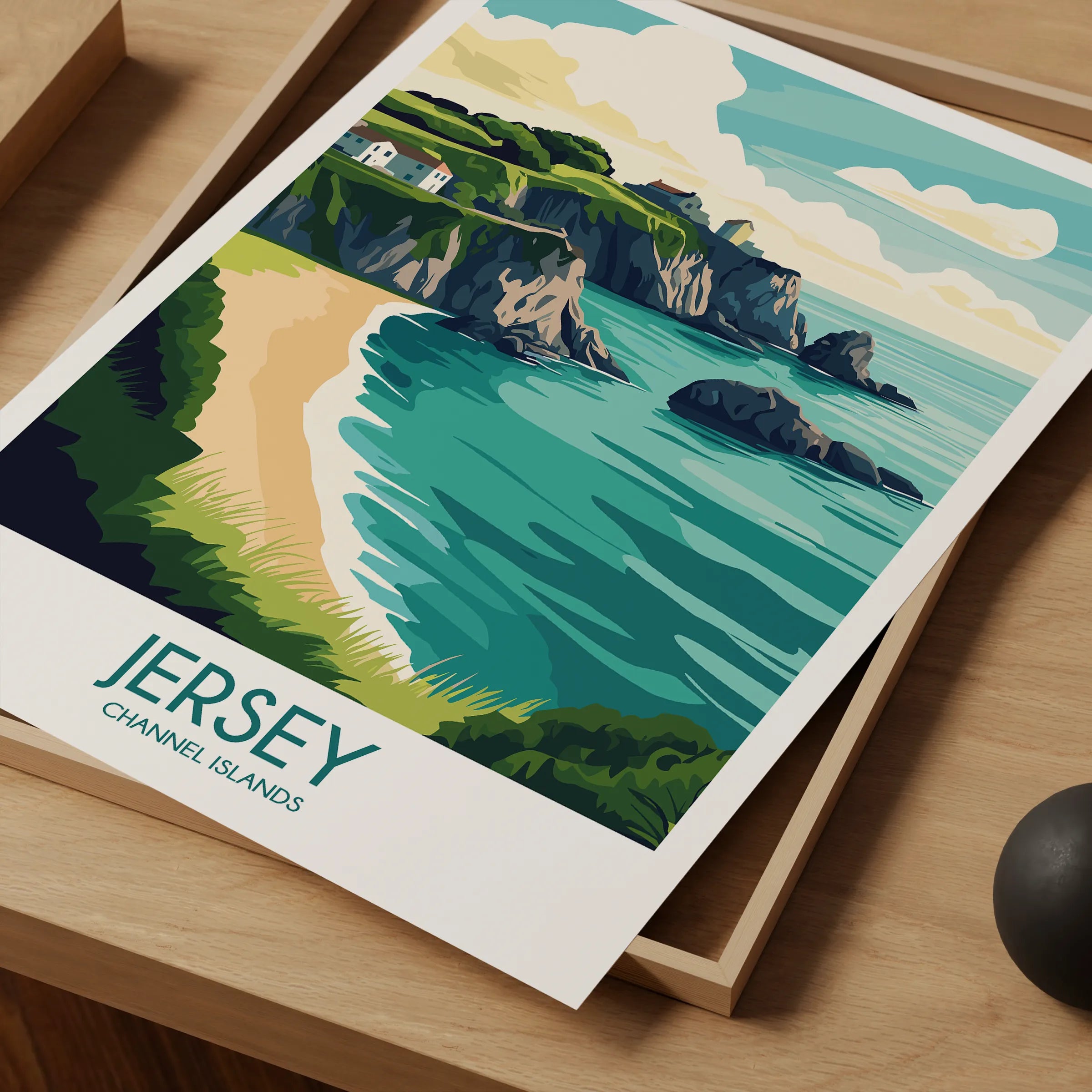 Jersey Minimalist Wall Art