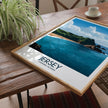 Jersey Modern Travel Poster