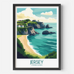 Jersey Souvenir Poster Print