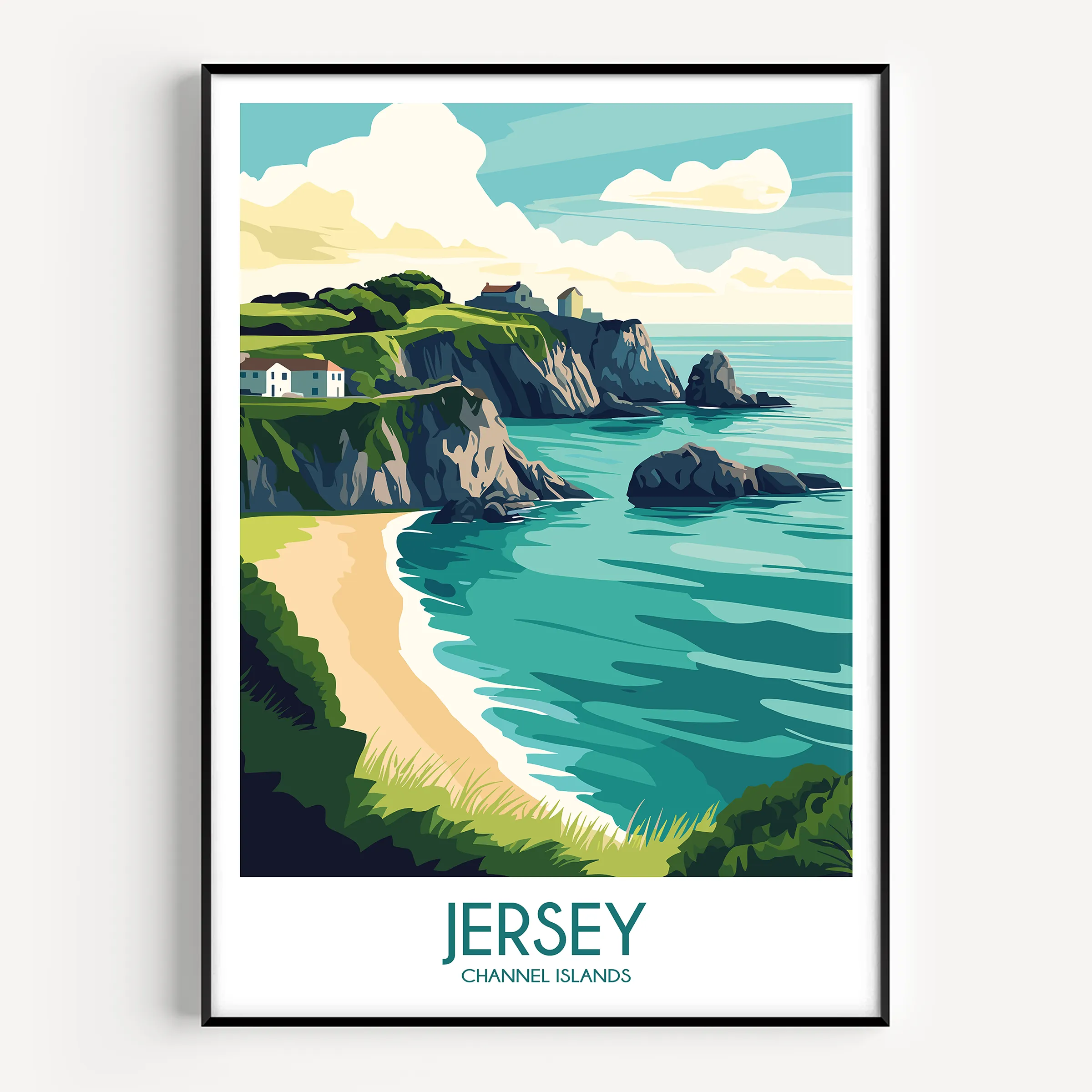 Jersey Vintage Style Print