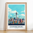 Johannesburg Destination Art Gift