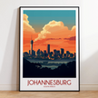 Johannesburg Destination Art Gift