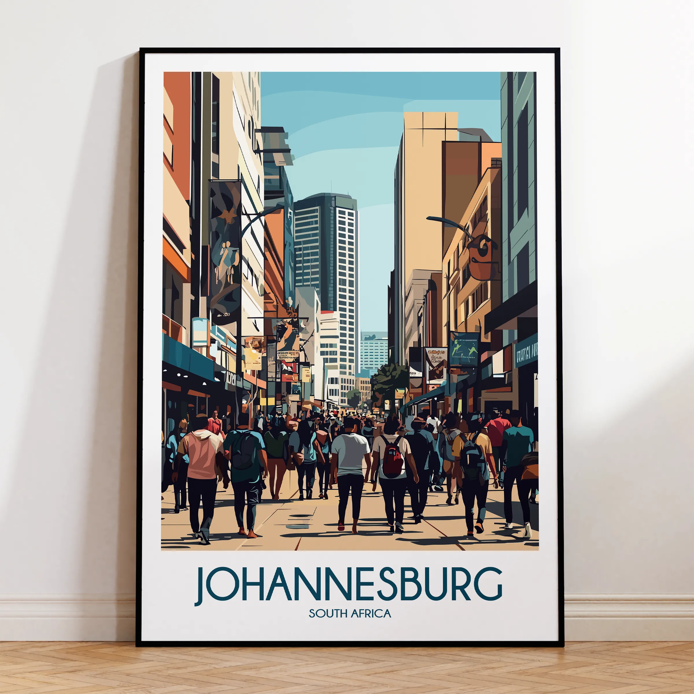 Johannesburg Destination Art Gift