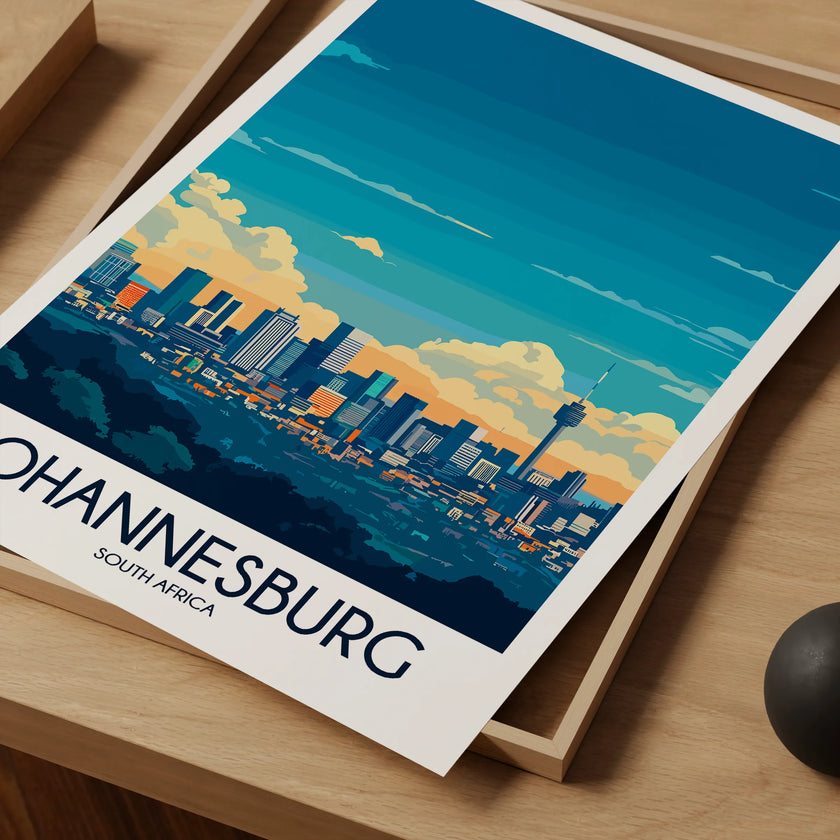 Johannesburg Minimalist Wall Art