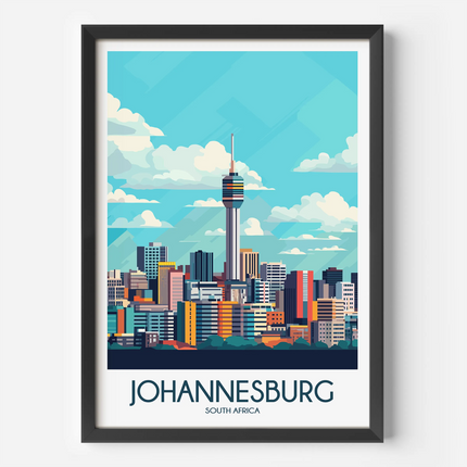 Johannesburg Minimalist Wall Art