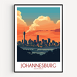 Johannesburg Minimalist Wall Art