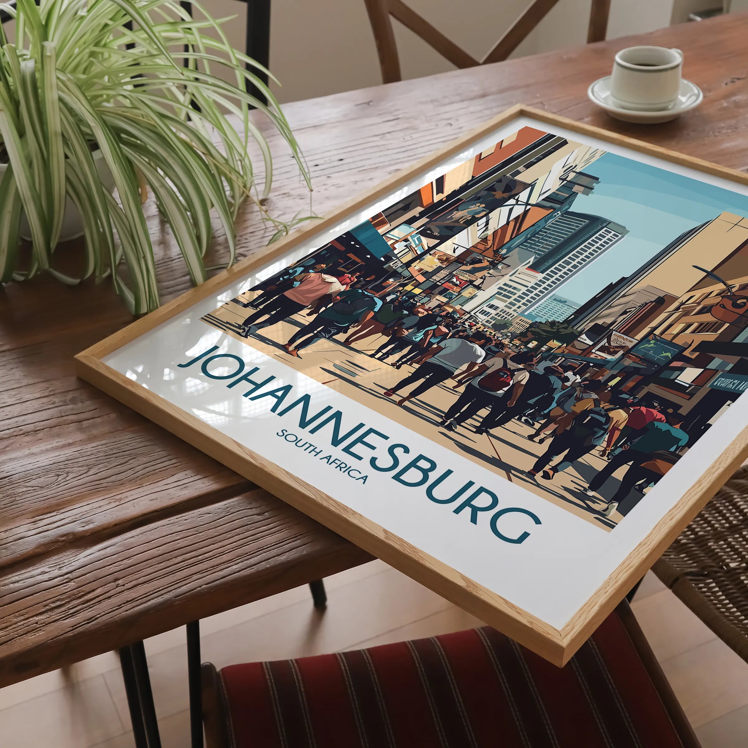Johannesburg Modern Travel Poster