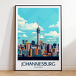 Johannesburg Modern Travel Poster