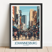 Johannesburg Retro Travel Illustration