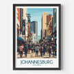 Johannesburg Souvenir Poster Print