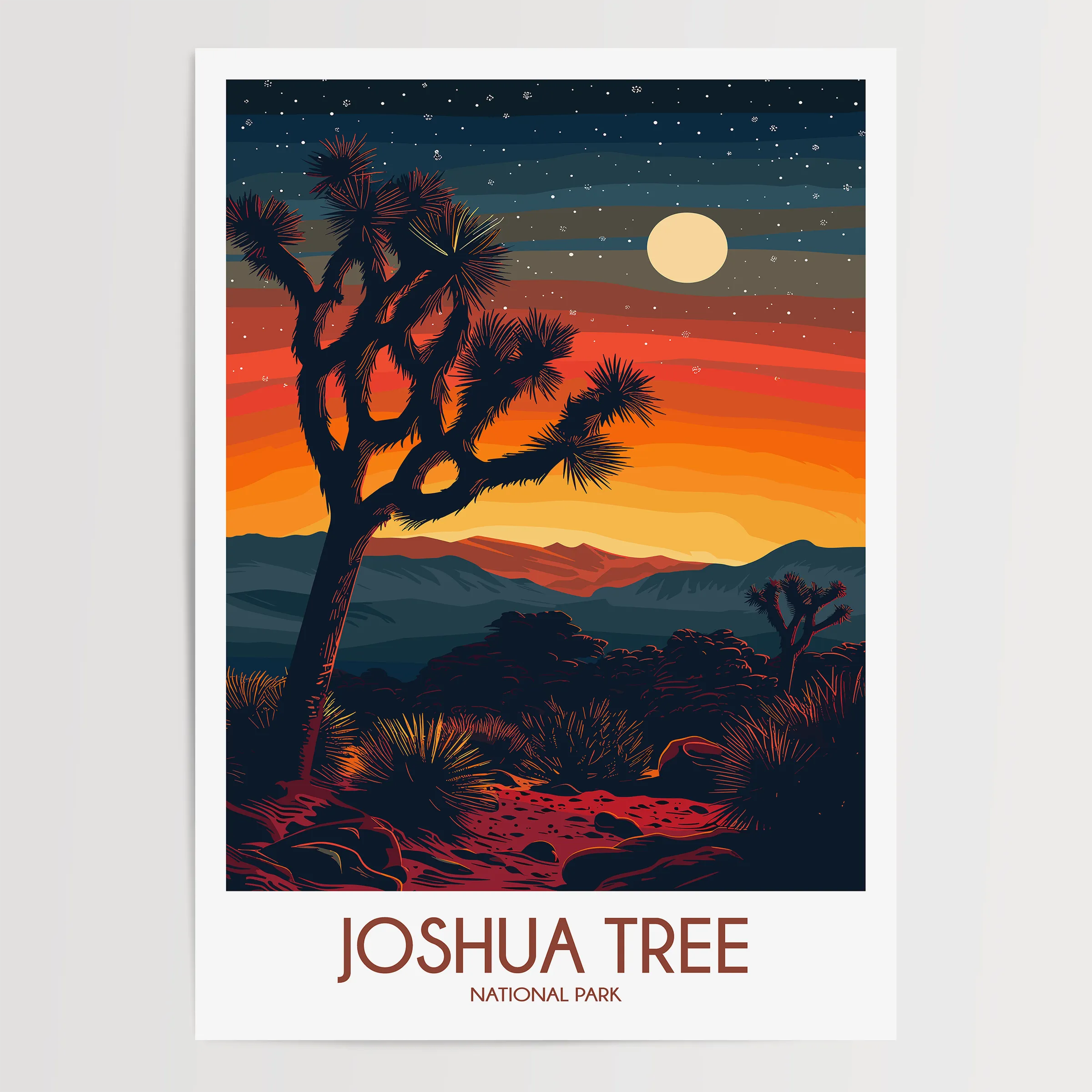 Joshua Tree Minimalist Wall Art