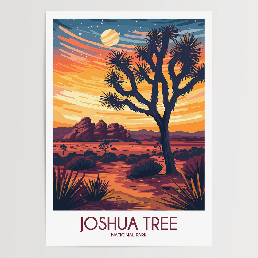 Joshua Tree Minimalist Wall Art
