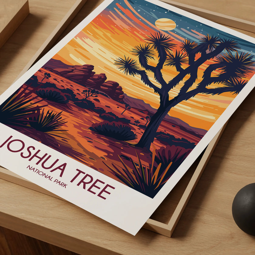 Joshua Tree Modern Travel Poster