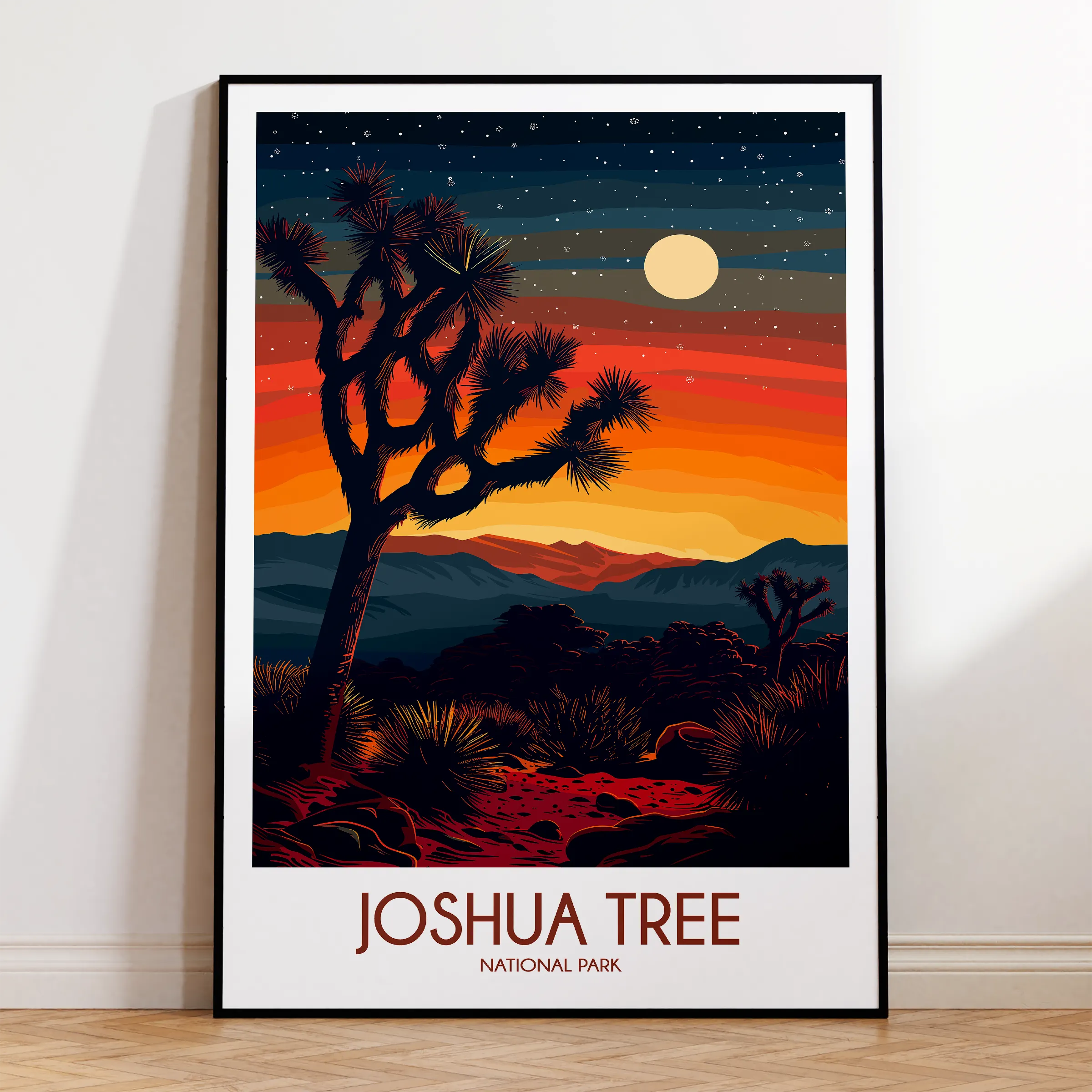 Joshua Tree Modern Travel Poster