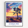Joshua Tree Modern Travel Poster