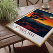 Joshua Tree Retro Travel Illustration