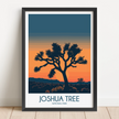 Joshua Tree Retro Travel Illustration