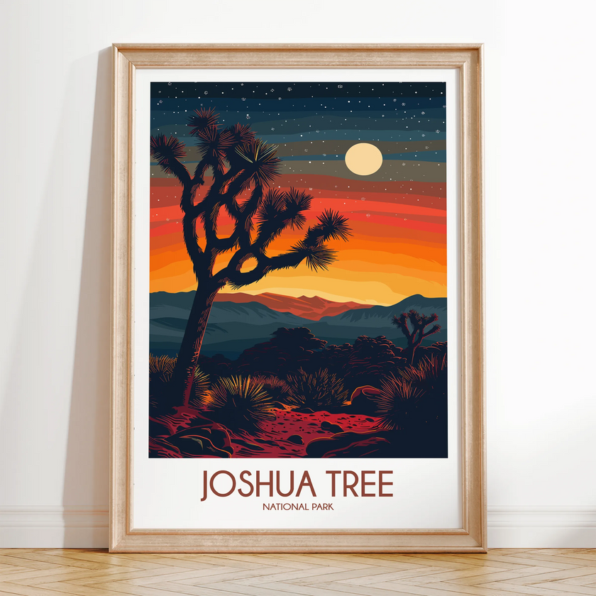 Joshua Tree Scenic Landscape Art