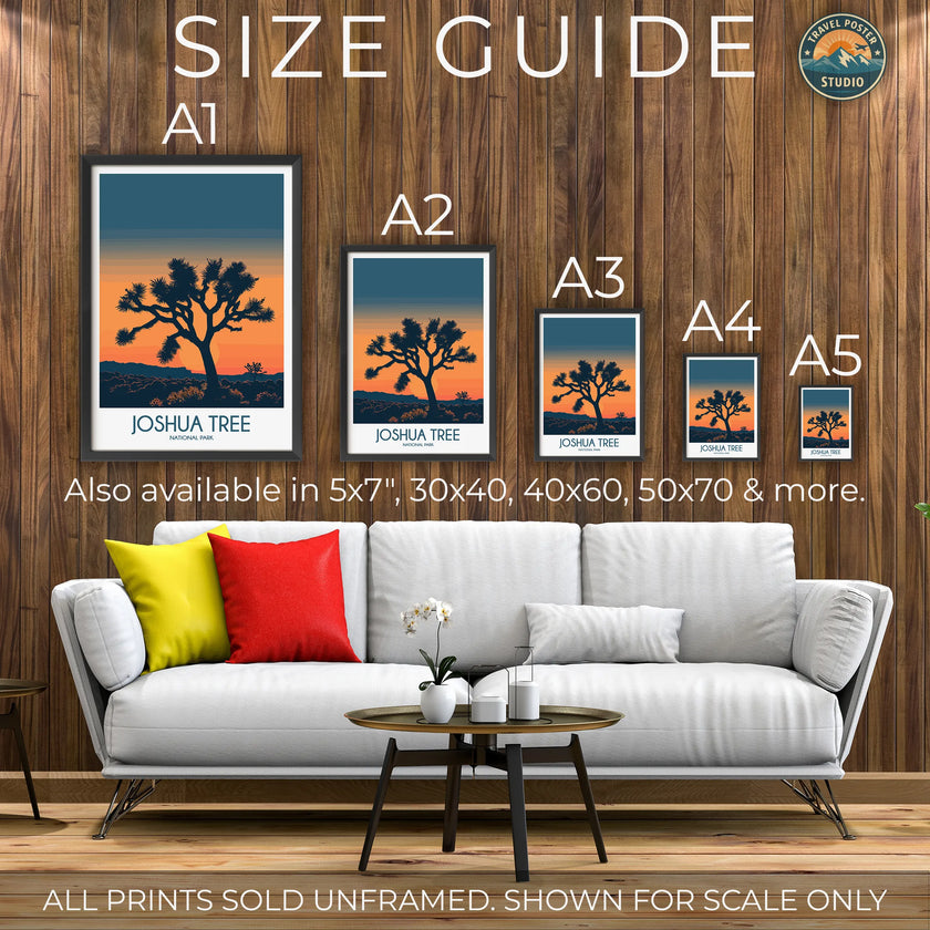 Joshua Tree Vintage Style Print