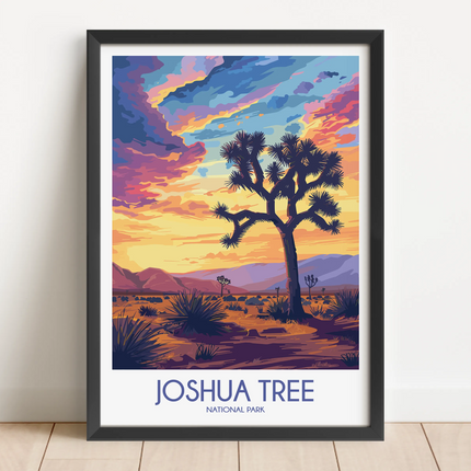 Joshua Tree Vintage Style Print