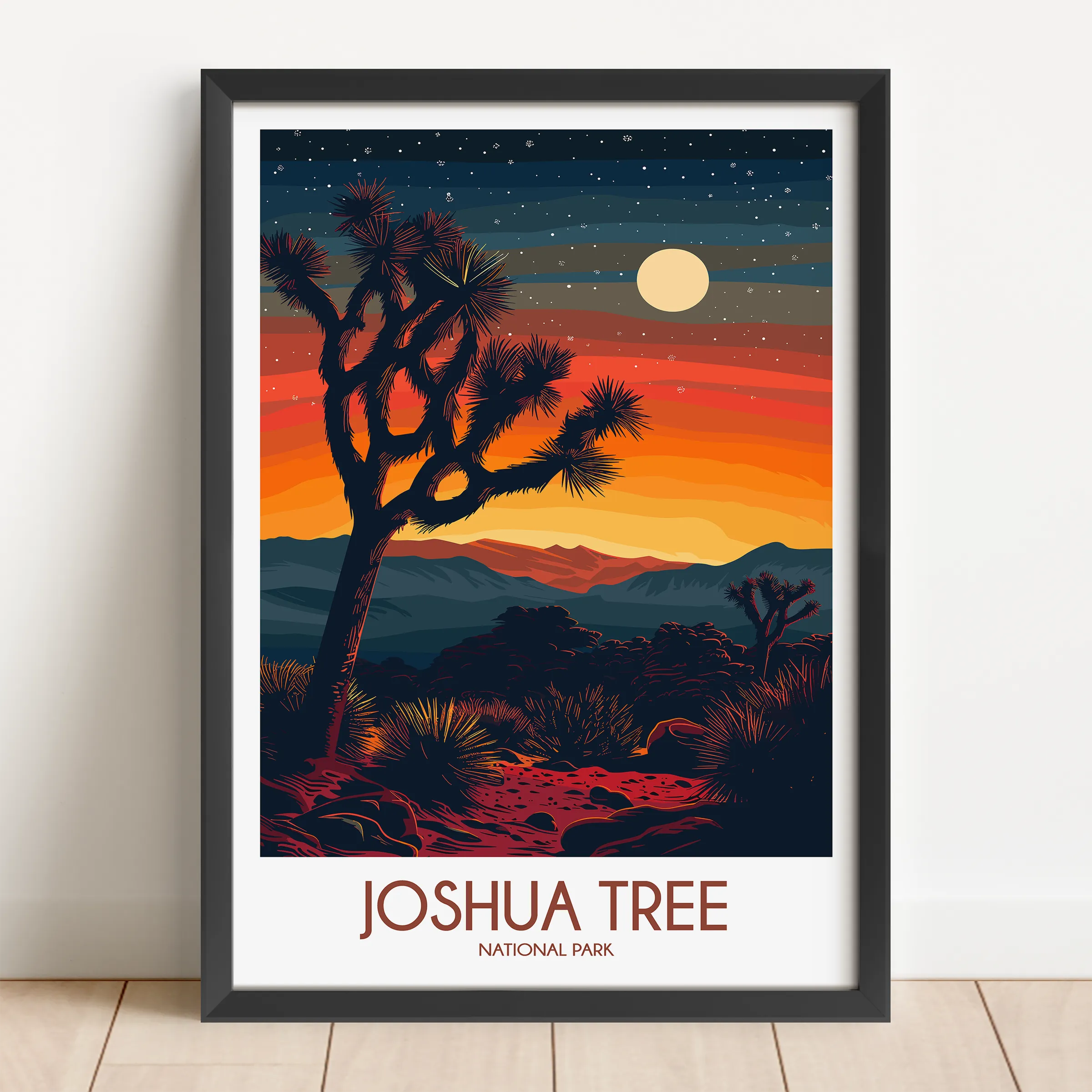 Joshua Tree Vintage Style Print