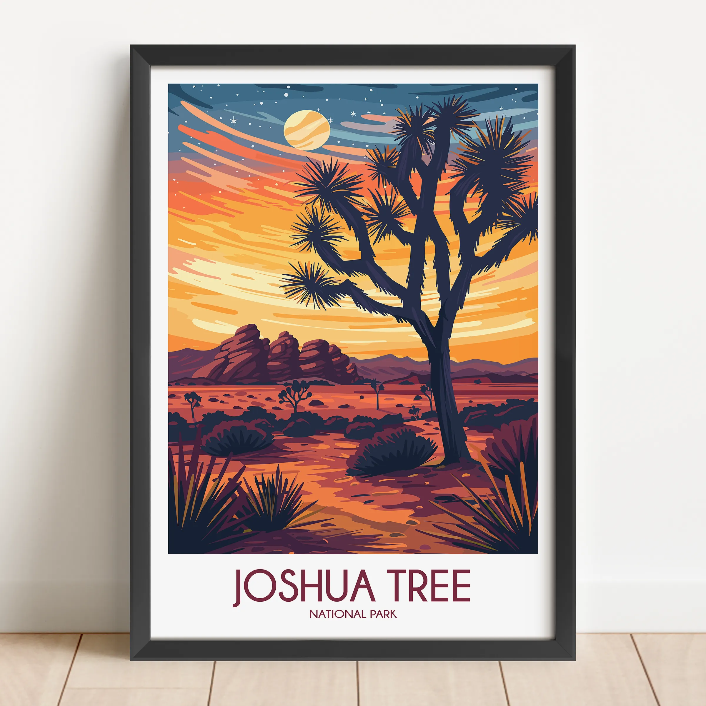Joshua Tree Vintage Style Print