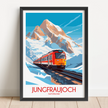 Jungfraujoch Minimalist Wall Art